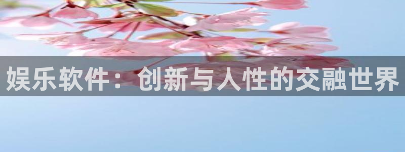 网信彩神：娱乐软件：创新与人性的交融世界