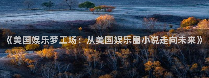 彩神 汉拓：《美国娱乐梦工场：从美国娱乐圈小说走向未来》